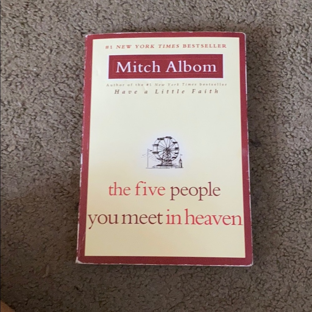The five people you meet in heaven by Mitch Albom